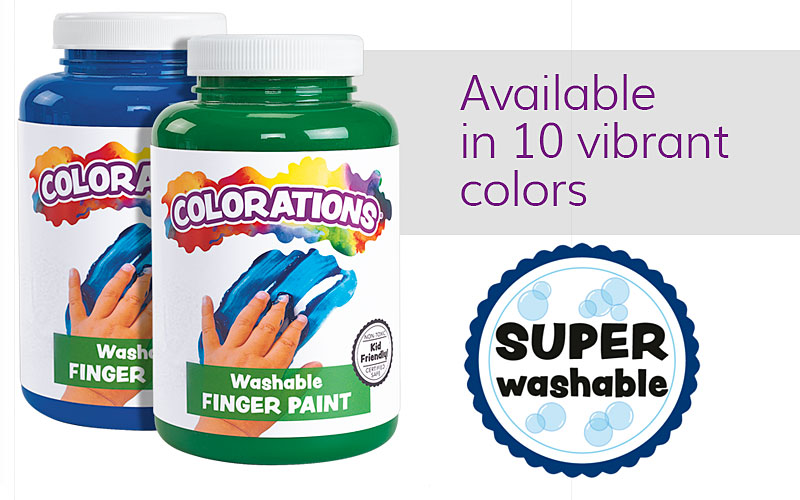 Colorations Washable Finger Paint