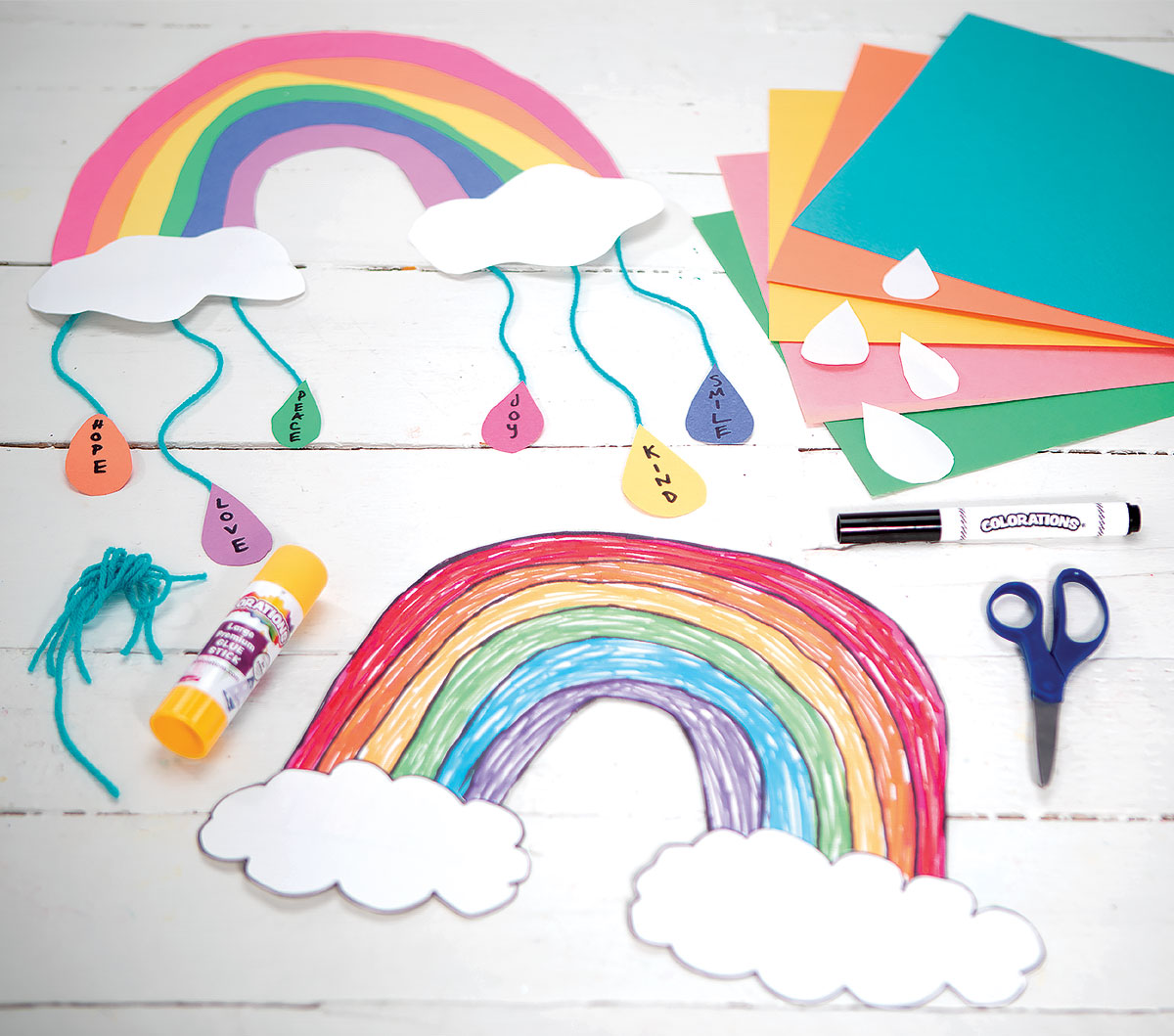 Rainbow of Kindness Mobile Creative Craft Activity for Kindness Day
