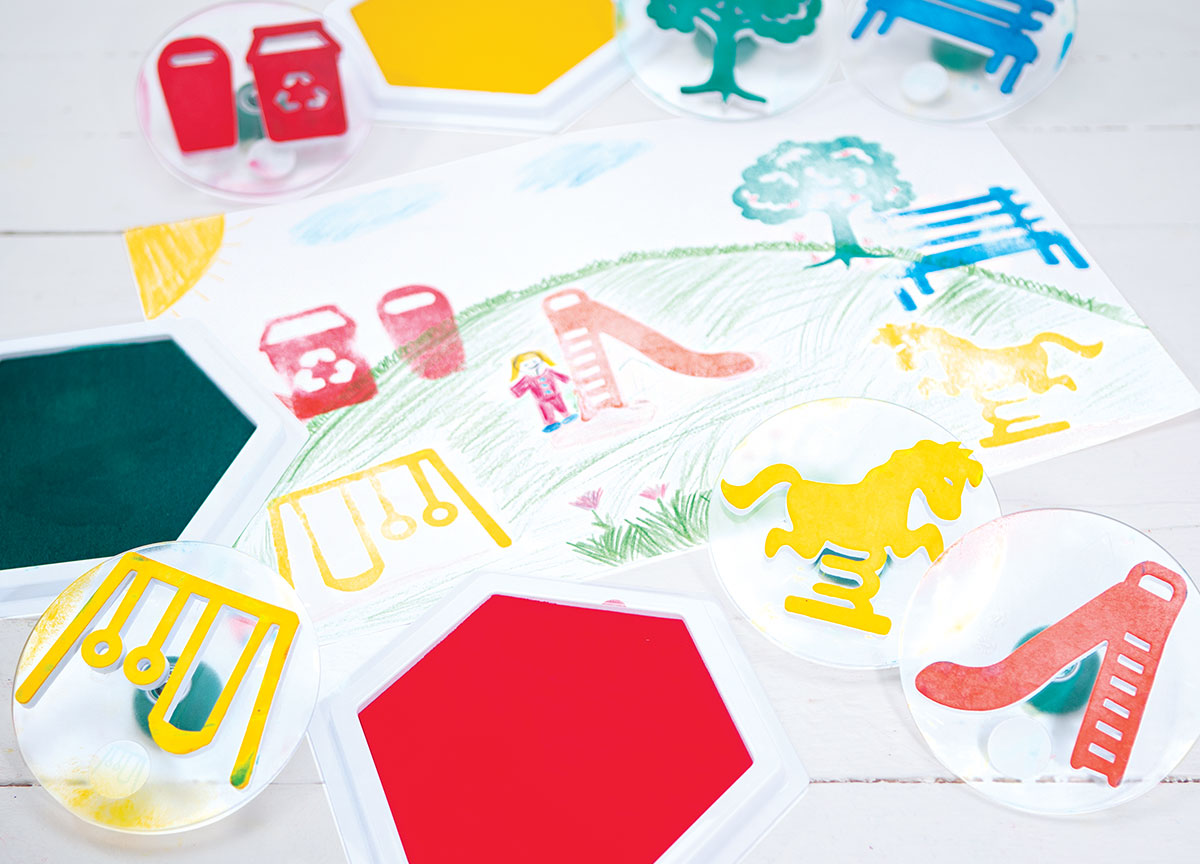Stamping Creative Craft Activity - Create Your Own Park