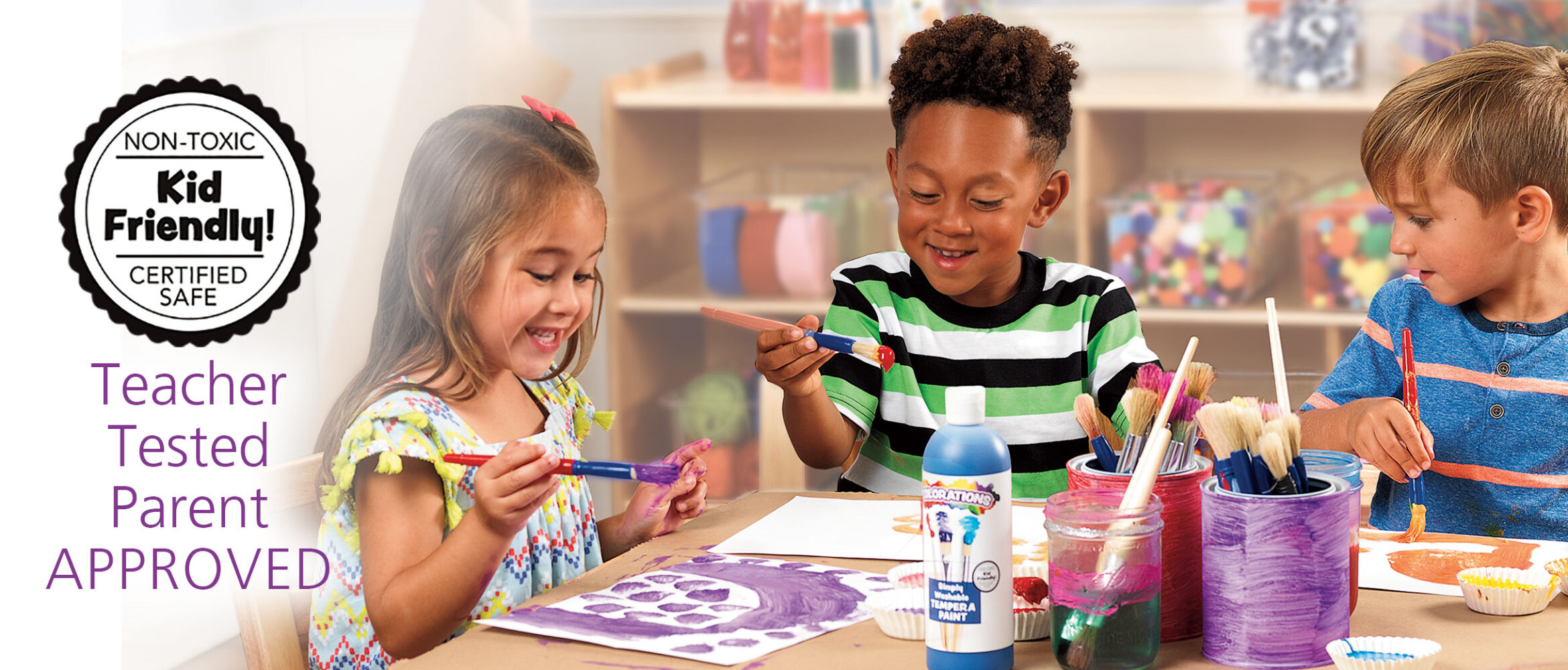Colorations - Always Kid Friendly and Non-Toxic, Teacher Tested, Parent APPROVED