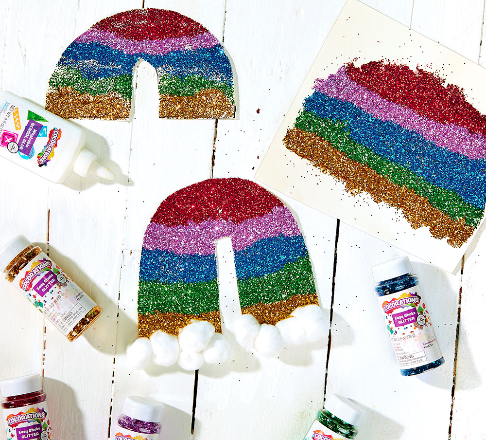 Celebrate Pride! Glittering Disco Pride Rainbows